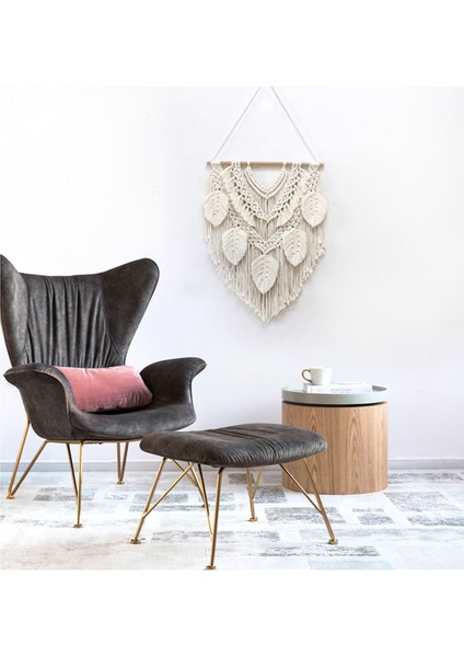 Bohemian El Yapımı Duvar Sanatı Halıları Boho Makrome Duvar Dekor Şık Goblen El Dokuma Kolye Süslemeleri Için (Yurt Dışından) fiyatları