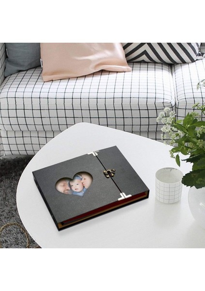 Dıy Fotoğraf Albümü Severler Doğum Günü Hediyesi Düğün Fotoğrafları Bebek Fotoğraf Albümü Koleksiyon Defteri Kağıdı El Sanatları Albümleri Yapışkan (Yurt Dışından) indirimleri