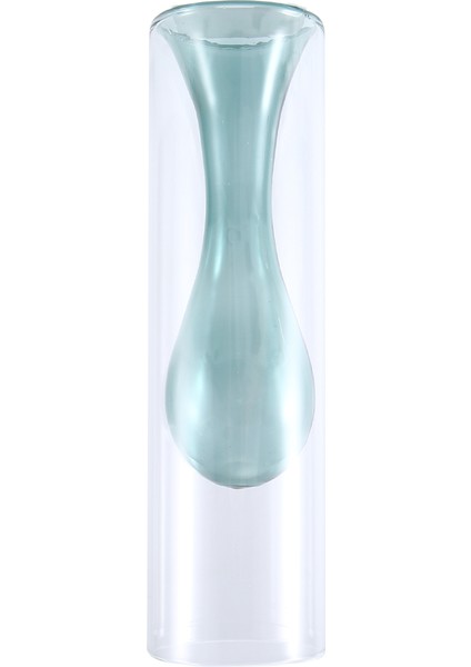 Düğün Ev Dekorasyon Vazo Çift Duvar Silindirik Topraksız Cam Vazo Dekorasyon Iskandinav Estetiği (Yurt Dışından)