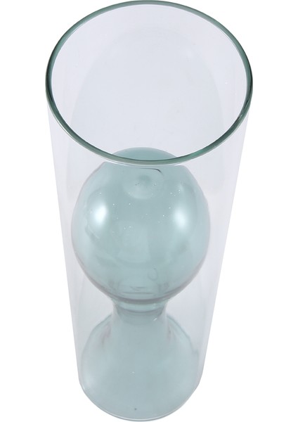 Düğün Ev Dekorasyon Vazo Çift Duvar Silindirik Topraksız Cam Vazo Dekorasyon Iskandinav Estetiği (Yurt Dışından) fırsatları