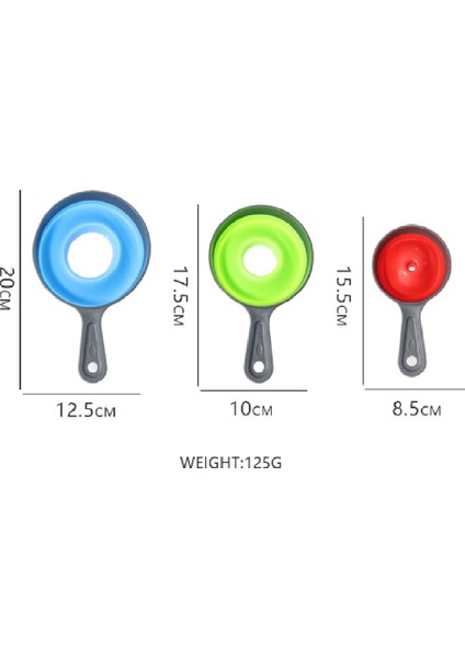Konserve Hunileri, Gıda Sınıfı Tre Katlanabilir Huni, Reçel Için Geniş Ağızlı Huni, Şişeleri Doldurmak Için Küçük Huni (Yurt Dışından) fırsatları