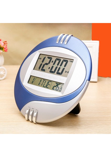 Sıcaklık Göstergesi Dijital Duvar Elektronik Saat Lcd Moderne Takvim Led Braketi Izle Sessiz Ev Ofis Dekorasyonu Kırmızı (Yurt Dışından)