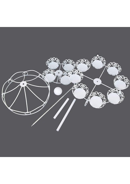 2 Katmanlı-12 Sayım Cupcake Standı Tutucu Ekran Düğün Pastası Bardak Ekran Standı (Yurt Dışından)