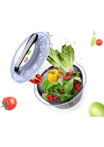 Sebze Kurutucu, Salata Askısı, Hızlı Ve Kullanışlı Çoklu Drenajlı Sepet, Makarna Ve Patates Kızartması Döner Tablası (Yurt Dışından) indirimleri