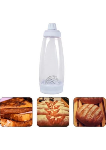 Plastik Hamur Kavanozları, Krep, Waffle, Muffin Veya Donut Hamuru - Beyaz (Yurt Dışından)