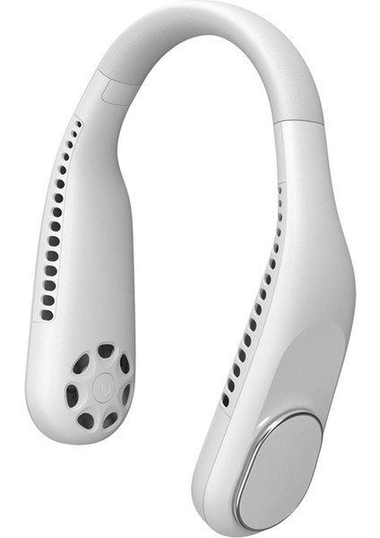Taşınabilir Boyun Fanı 4000mah Şarj Edilebilir Bıçaksız Asılı Boyun Fanı 3 Hız Ayarı 360°Soğutma Giyilebilir Esnek Fan (Yurt Dışından)