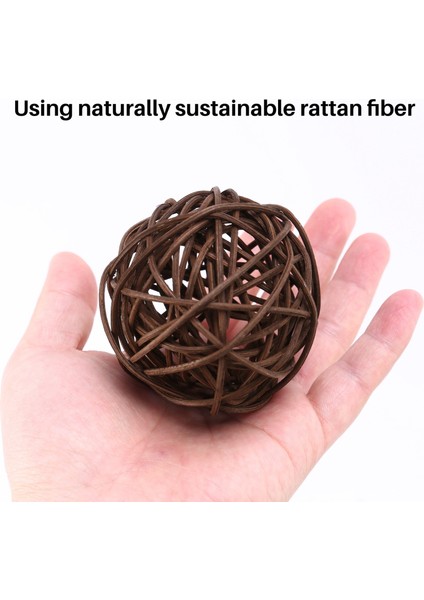 21 Adet/Grup Karışık 3 Renk Rattan Topları Düğün Parti Için Vazo Dolguları, Çeşitli Üç Boyut (3 Cm/5 Cm/7 Cm) (Yurt Dışından) modelleri