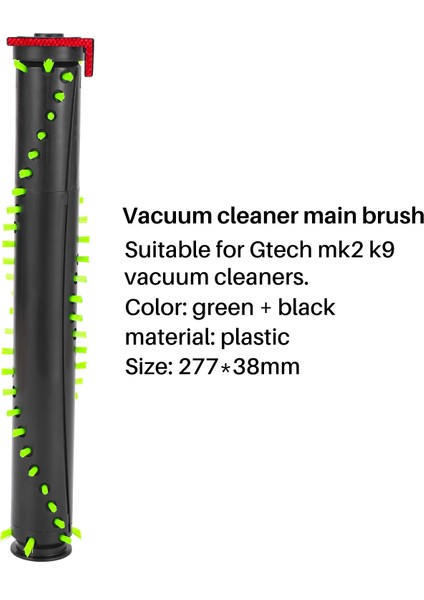 Airram Mk2 K9 Rulo Rulo Fırça Çubuğu Uç Kapağı Akülü Elektrikli Süpürge Için (Yurt Dışından) modelleri