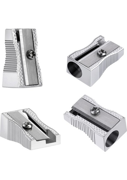 48 Paket Metal Mini Kalemtıraş Toplu El Gümüş Tek Delik Alüminyum Alaşımlı El Kalemtıraş Manuel Kalem (Yurt Dışından) fırsatları