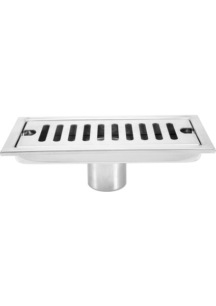Dikdörtgen Doğrusal Duş Yer Sifonu Uzun Doğrusal Drenaj Kanal Drenaj Otel Banyo Mutfak Zemin 20 Cm (Yurt Dışından)