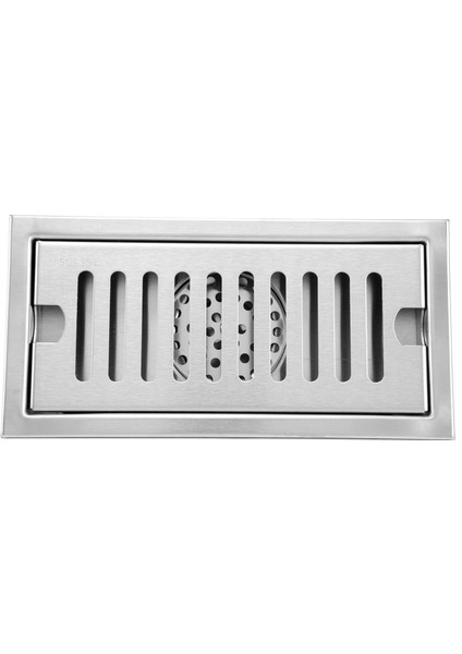 Dikdörtgen Doğrusal Duş Yer Sifonu Uzun Doğrusal Drenaj Kanal Drenaj Otel Banyo Mutfak Zemin 20 Cm (Yurt Dışından)