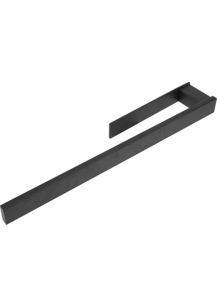 Paslanmaz Çelik Havlu Askısı - Kendinden Yapışkanlı No Punch Havlu Askısı 39cm Siyah Banyo Tuvalet Havlu Askısı(Siyah) (Yurt Dışından)
