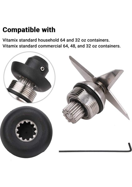 Blender Islak Bıçak Tertibatı, Anahtar Ve Tahrik Soketi Sökme Alet Kiti Ile 5200 Serisi Için Yedek Parçalar (Yurt Dışından) modelleri