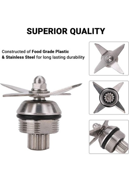 Blender Islak Bıçak Tertibatı, Anahtar Ve Tahrik Soketi Sökme Alet Kiti Ile 5200 Serisi Için Yedek Parçalar (Yurt Dışından) indirimleri