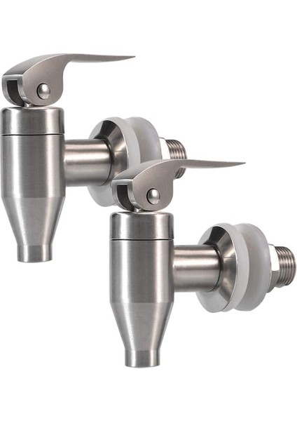 Paslanmaz Çelik Içecek Su Içecek Dispenseri Dayanıklı Yedek Itme Tarzı Musluk Musluk, 2 Paket (Yurt Dışından)