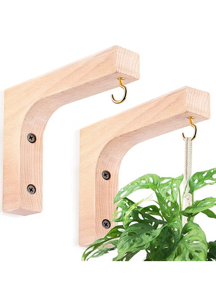2 Adet Asılı Bitki Kanca, Bitki Askıları Kapalı, Kapalı Çiçek Sepetleri Için Ahşap Asılı Sepet Kancaları Pot Fenerler Ekici (Yurt Dışından) modelleri