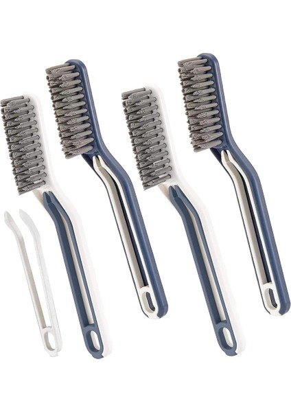 Çok Fonksiyonlu Zemin Dikiş Fırçası, 2'Si 1 Arada Temizleme Fırçası, Zemin Dikiş Fırçası, Klipsli Banyo Alanı Temizleme Fırçası (Yurt Dışından)