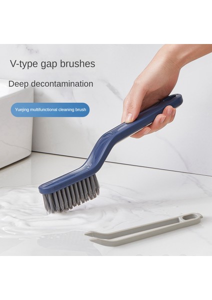 Çok Fonksiyonlu Zemin Dikiş Fırçası, 2'Si 1 Arada Temizleme Fırçası, Zemin Dikiş Fırçası, Klipsli Banyo Alanı Temizleme Fırçası (Yurt Dışından) modelleri