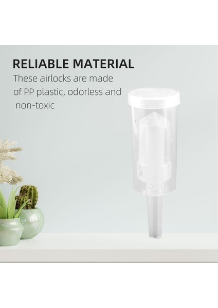 Fermantasyon Için Hava Kilidi Seti, 20 Parça Silikon Gromet Ve Muhafaza, Demleme, Şarap Yapımı, Lahana Turşusunun Fermente Edilmesi Için 6 Parça Plastik Hava Kilidi, (Yurt Dışından) fırsatları