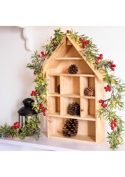 Metre 20 Led Dize Işık Açık Noel Çam Yaprakları Berry Işık Led Bakır Tel Peri Çelenk Veranda Süslemeleri Lamba (Yurt Dışından) fiyatları