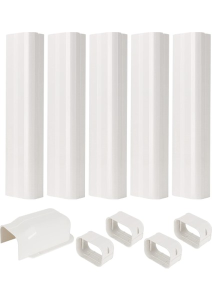 Ac Hat Kapak Kiti, Mini Split Klimalar Ve Isı Pompaları Için Dekoratif Pvc Boru Kapak Kiti (Yurt Dışından)