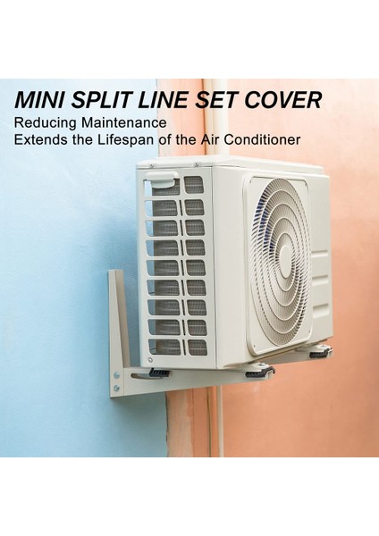 Ac Hat Kapak Kiti, Mini Split Klimalar Ve Isı Pompaları Için Dekoratif Pvc Boru Kapak Kiti (Yurt Dışından)