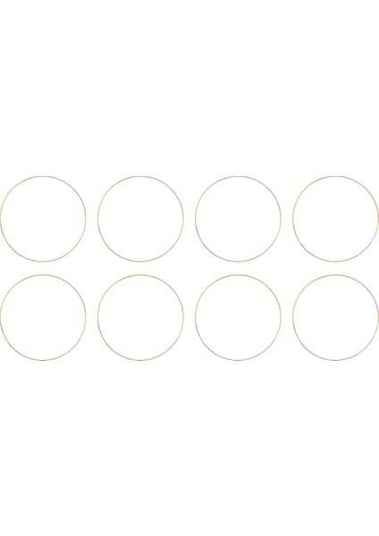 8 Paket 10 Inç Altın Dream Catcher Metal Yüzükler Çiçek Çemberler Çelenk Makrome Yaptıkları Yüzük (Yurt Dışından) fiyatları