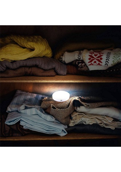 Hareket Sensörü Gece Lambası Kapalı, Şarj Edilebilir Led Dolap Gece Lambası Pille Çalışan Dolap Altı Işıkları 3 Adet (Yurt Dışından) fırsatları