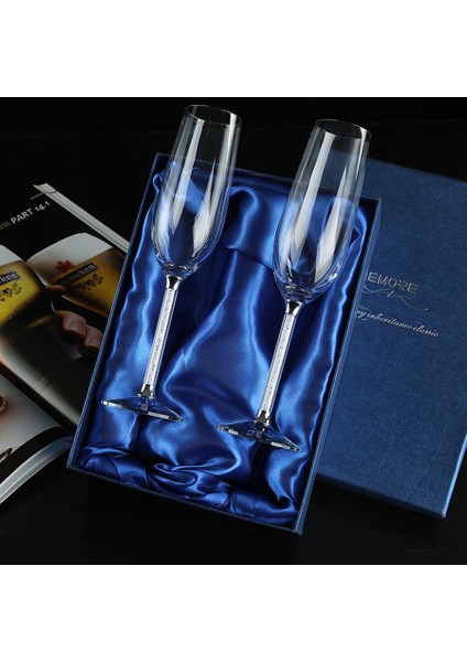 2 Adet Düğün Gözlük Kişiselleştirilmiş Şampanya Kristal Parti Hediye Kızartma Cam Kadeh (Yurt Dışından) fırsatları