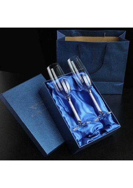 2 Adet Düğün Gözlük Kişiselleştirilmiş Şampanya Kristal Parti Hediye Kızartma Cam Kadeh (Yurt Dışından) indirimleri