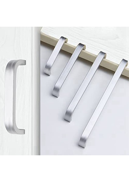 10'Lu Paket Paslanmaz Çelik Dolap 128mm Sert Aşınma Düğmelerini Çeker (Yurt Dışından) indirimleri