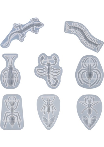 Böcek Fondan Kalıpları, Böcek Pasta Süsleme Silikon Kalıpları Gecko//Örümcek//Karınca/Böcek Epoksi Kalıpları (Yurt Dışından) modelleri