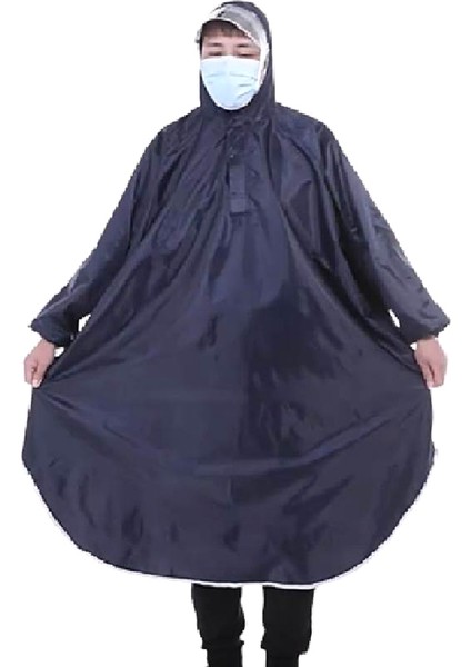 Açık Yağmur Panço Su Geçirmez Yağmurluk Kamp Yürüyüş Bisiklet Hood Ile Erkekler Kadınlar Için Yetişkin (Yurt Dışından) indirimleri