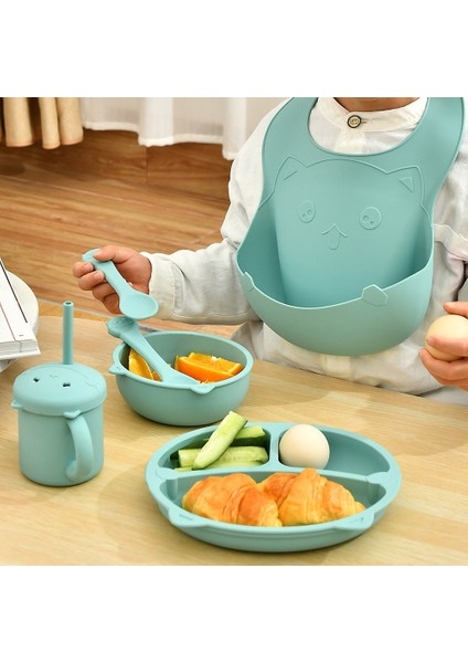 Bebek Besleme Yeme Malzemeleri, Bebek Besleme Seti, Malzemeler Küçük Çocuk Kendi Kendine Besleme Gereçleri Yemek Takımı Mavi (Yurt Dışından) indirimleri