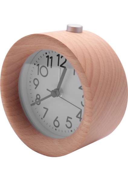 Ahşap Saat Erteleme Başucu Çocuklar Çalar Saat Dairesel Iğne Arka Işık Masaüstü Saat Masa Lambası Ahşap Ile Sessiz Ahşap (Yurt Dışından)