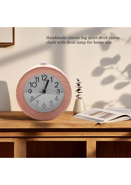 Ahşap Saat Erteleme Başucu Çocuklar Çalar Saat Dairesel Iğne Arka Işık Masaüstü Saat Masa Lambası Ahşap Ile Sessiz Ahşap (Yurt Dışından) modelleri