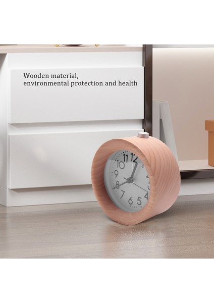 Ahşap Saat Erteleme Başucu Çocuklar Çalar Saat Dairesel Iğne Arka Işık Masaüstü Saat Masa Lambası Ahşap Ile Sessiz Ahşap (Yurt Dışından) indirimleri