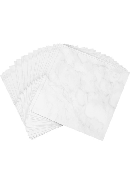 20 Adet/Grup Pvc Su Geçirmez Fayans Çapraz Etiket 10x10 Cm Kendinden Yapışkanlı Duvar Karoları Çıkartması Mobilya Banyo 3d Zemin Dekor Etiket (Yurt Dışından)