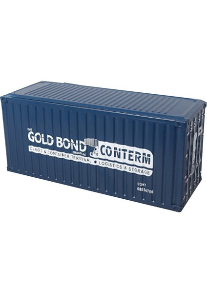 Endüstriyel Tarzı Demir Konteyner Doku Kutusu Çekmeceler Metal Peçete Havlu Kılıfı Retro Masaüstü Süsler Ev Dekor-Mavi (Yurt Dışından)