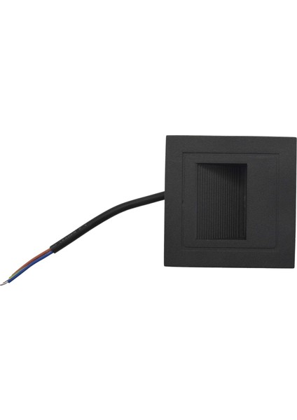 Led Duvar Lambası 3w Led Merdiven Işık Bağlantı Tablası Aydınlatma Lambası Gömme Gömülü Lamba Kapalı Merdiven Lambası Açık Koridor Su Geçirmez Merdiven Adım Işıkları Siyah (Yurt Dışından)