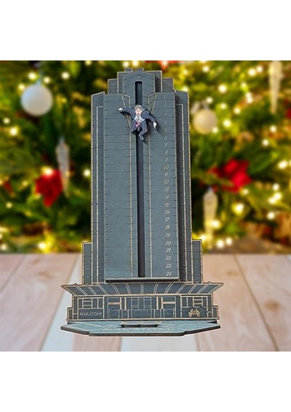 Gruber Nakatomi Plaza'dan Düşüyor, Komik Noel Cadılar Bayramı Takvimi Ahşap Noel Geri Sayım Takvimi Dekor A (Yurt Dışından)