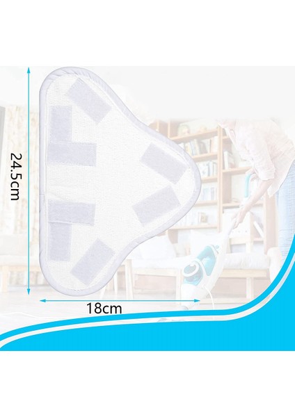 20 Adet Paspas Pedleri, Yıkanabilir Mops Temizleme Pedleri Yedek X5 H20 Temizleyici Makine Aksesuarları Için Uyumlu (Yurt Dışından) fiyatları