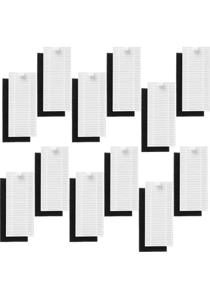 K10, Hr1010 Robot Süpürge Aksesuarları Için Filtre Yedek Parçaları 12'Li Paket (Yurt Dışından)