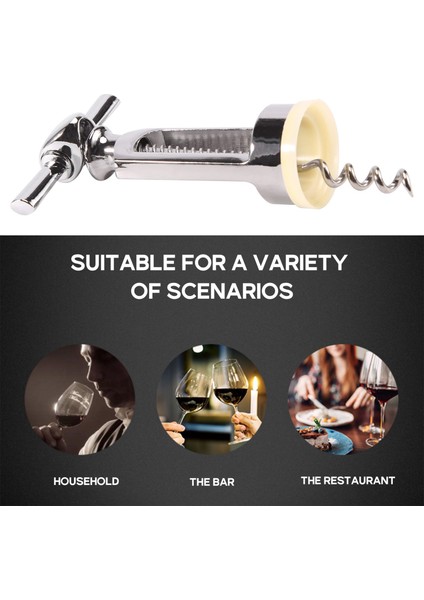 Çinko Alaşımlı Şarap Şişe Açacağı Tirbuşon Tasarım Tirbuşon Bar Araçları Hediye Şarap Stoper (Yurt Dışından) indirimleri