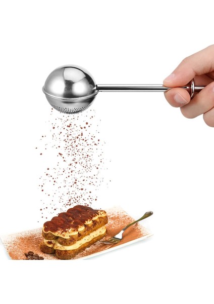 Şeker, Un Ve Baharatlar Için Toz Alma Çubuğu, Çalkalayıcı Duster Şeker Dağıtıcı Elek Pişirme Aracı Için Yaylı Kol (Yurt Dışından)