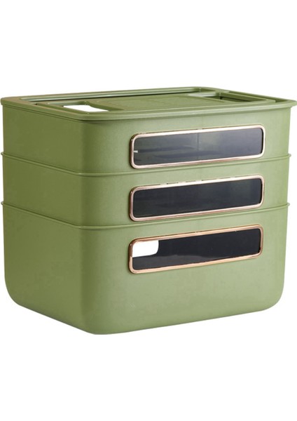 Tel Ve Kablo Saklama Kutusu, Router Saklama Kutusu, Priz Fiş Set Üstü Kutu Rafı, Priz Kapak Kutusu Yeşil (Yurt Dışından)