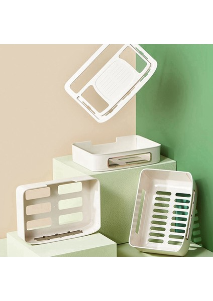 Tel Ve Kablo Saklama Kutusu, Router Saklama Kutusu, Priz Fiş Set Üstü Kutu Rafı, Priz Kapak Kutusu Yeşil (Yurt Dışından) indirimleri