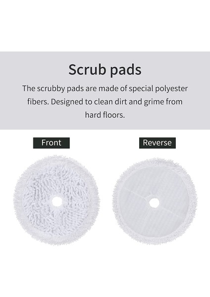 3115 Spinwave Sert Zemin Uzmanı Islak Ve Kuru Robot Süpürgesi Ile Uyumlu Yeniden Kullanılabilir Yedek Paspas Pedleri (Yurt Dışından) fiyatları