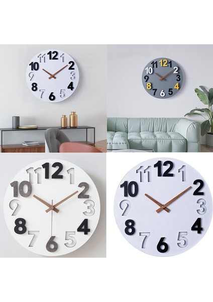 4 Adet Uzun Şaft Duvar Saati Hareket Mekanizması 4 Tip 12 Inç Ceviz Ahşap Kuvars Saat Parçaları Değiştirme (Yurt Dışından)