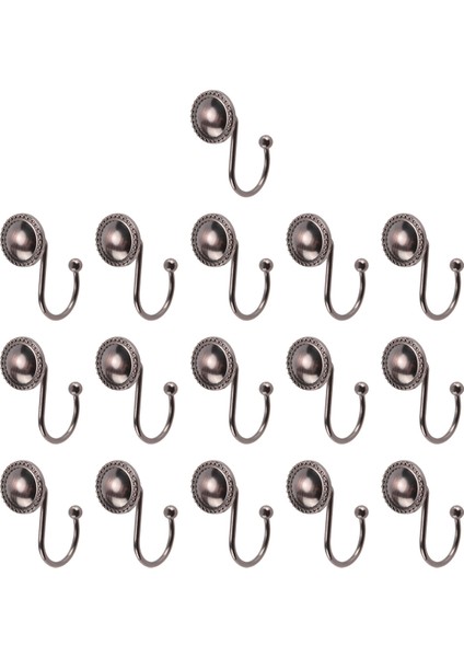 Duş Perdesi Kancaları Yağlı Bronz, Paslanmaz Dekoratif Duş Perdesi Halkaları, 16 Parça, Bronz (Yurt Dışından) fiyatları